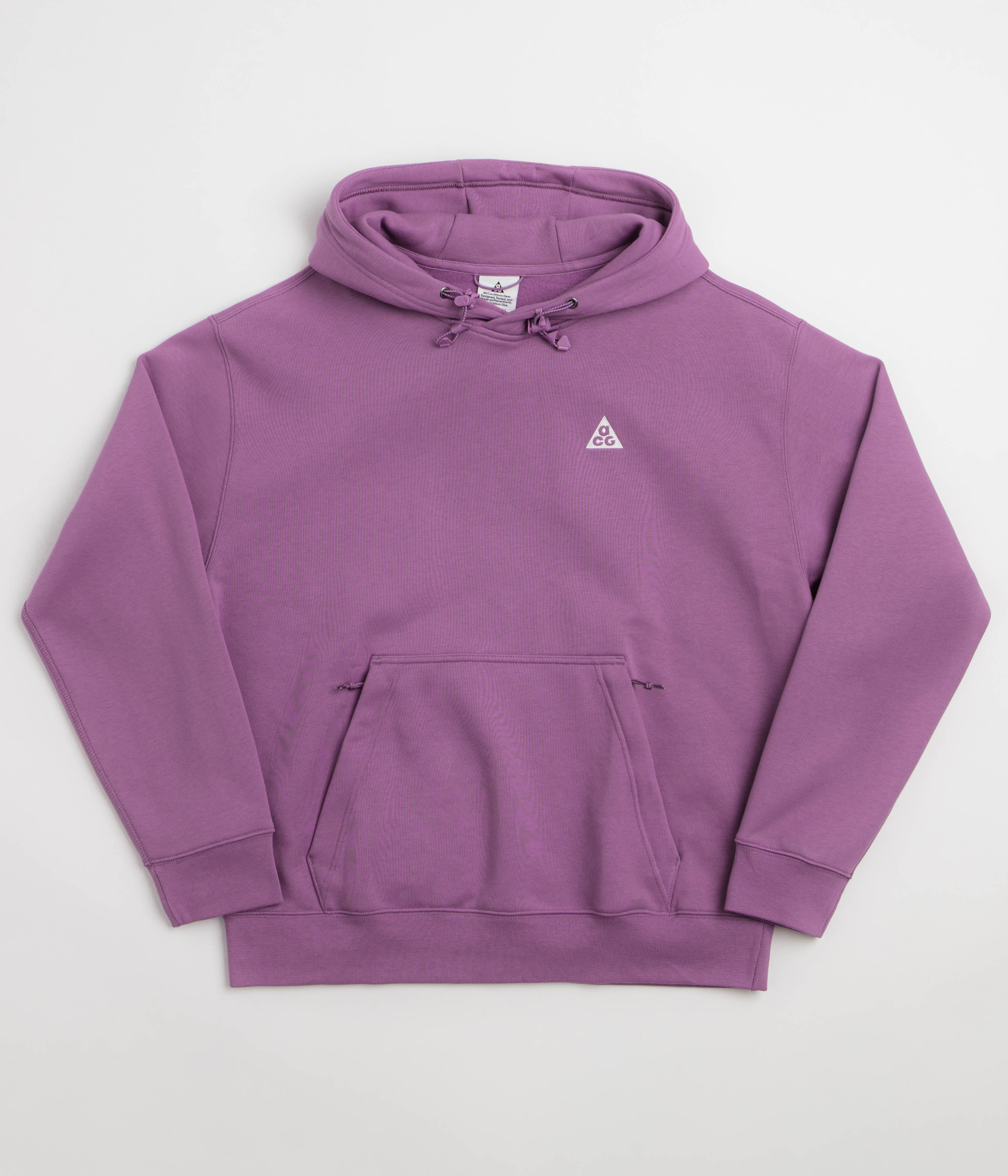 Nike ACG Tuff Fleece Triangle Hoodie - Monarch Purple / Summit White
