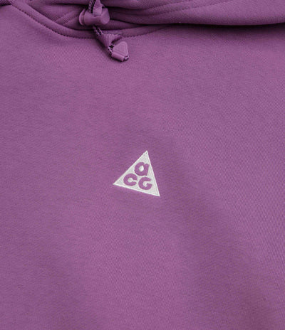 Nike ACG Tuff Fleece Triangle Hoodie - Monarch Purple / Summit White