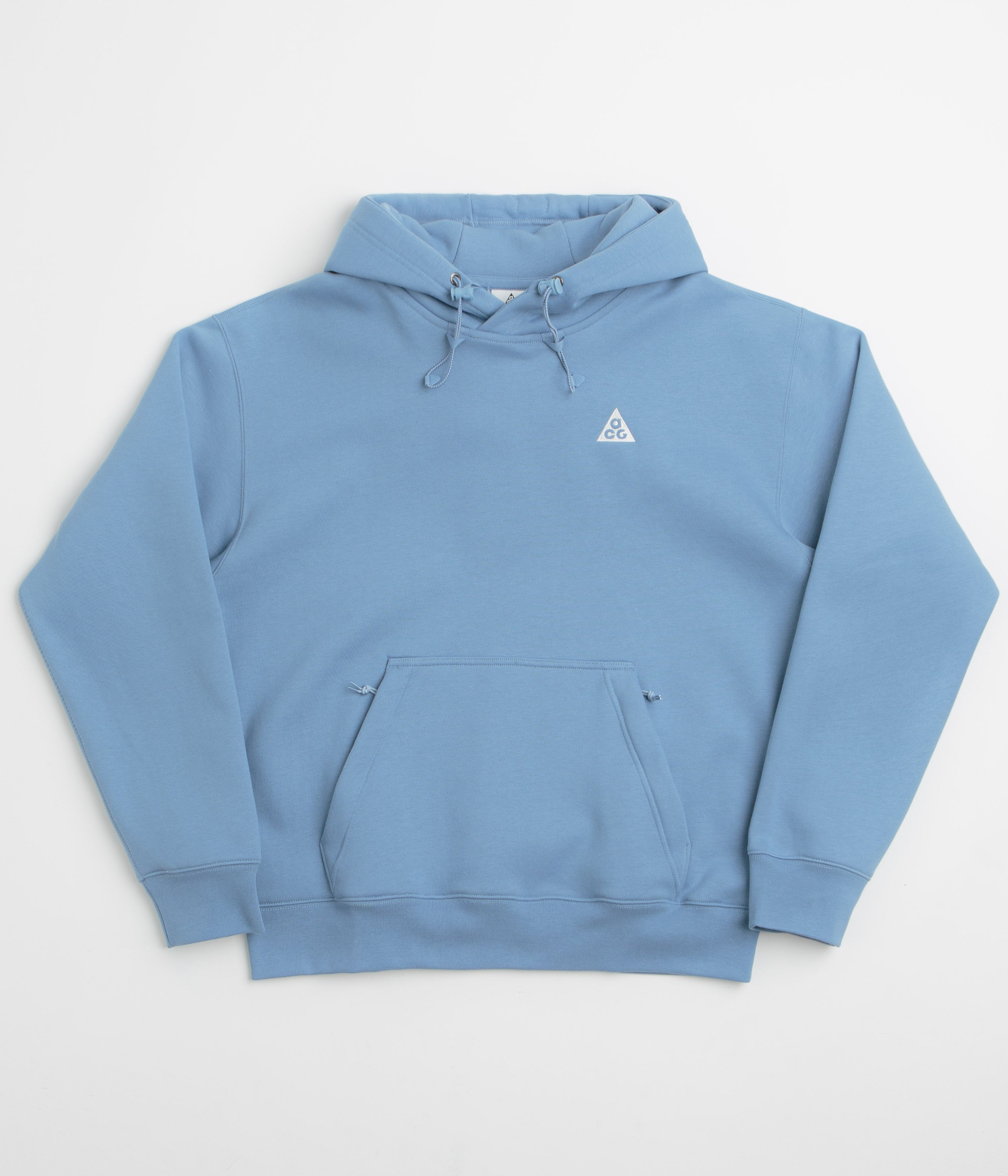 Nike ACG Tuff Fleece Triangle Hoodie - Work Blue / Sea Glass / Summit White