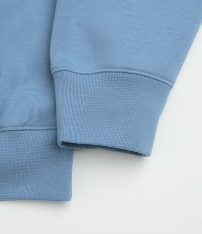 Nike ACG Tuff Fleece Triangle Hoodie in Work Blue and Sea Glass / Summit White