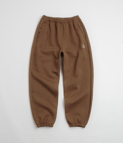 Nike ACG Tuff Fleece Triangle Pants - Mosswood Brown / Summit White