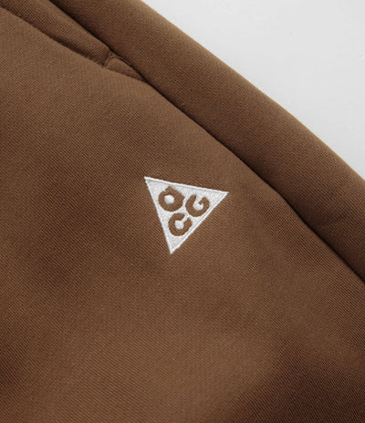 Nike ACG Tuff Fleece Triangle Pants - Mosswood Brown / Summit White