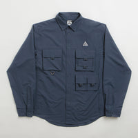 Nike ACG UV Devastation Trail Shirt in Thunder Blue and Summit White thumbnail