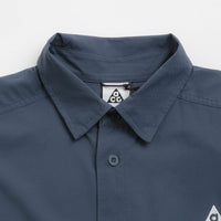 Nike ACG UV Devastation Trail Shirt in Thunder Blue and Summit White thumbnail
