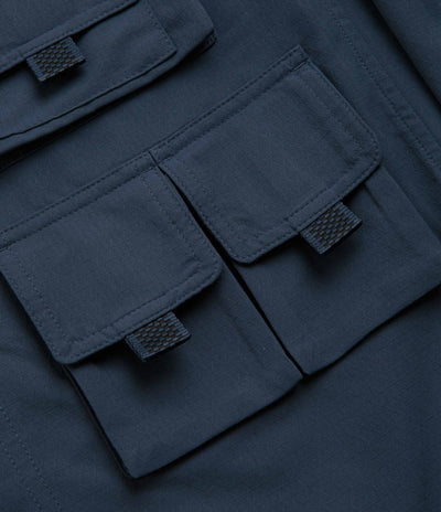 Nike ACG UV Devastation Trail Shirt in Thunder Blue and Summit White