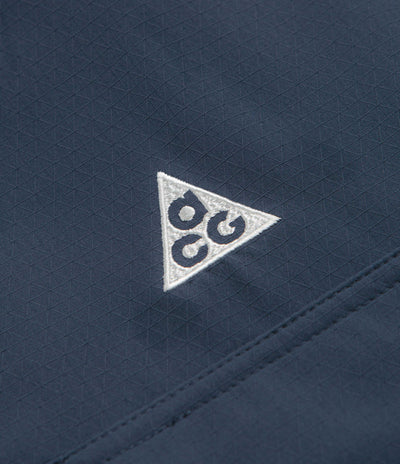 Nike ACG UV Devastation Trail Shirt in Thunder Blue and Summit White