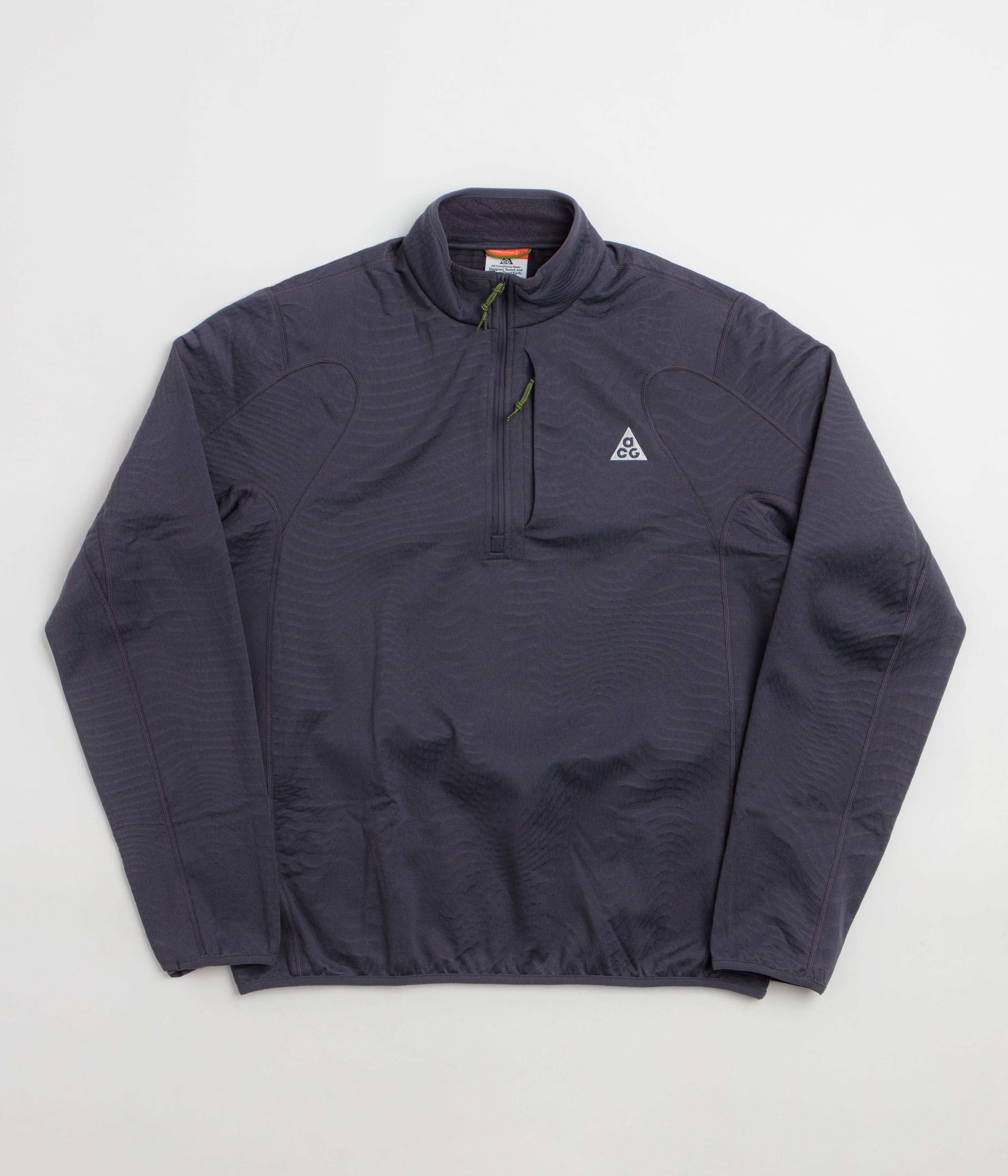 Nike ACG Wolf Grid 1/2 Zip Sweatshirt - Gridiron / Summit White