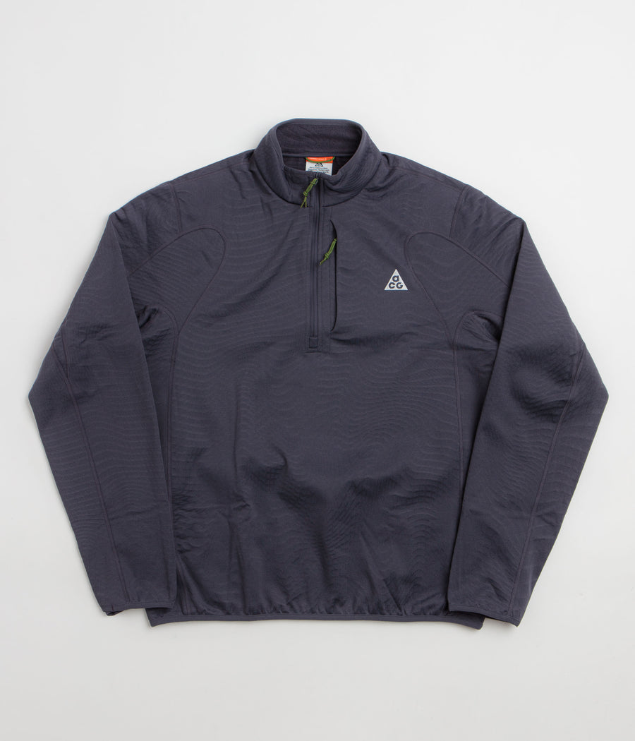 Nike ACG Wolf Grid 1/2 Zip Sweatshirt - Gridiron / Summit White
