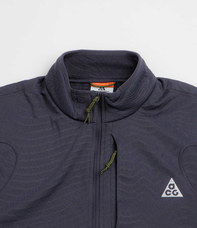 Nike ACG Wolf Grid 1/2 Zip Sweatshirt - Gridiron / Summit White