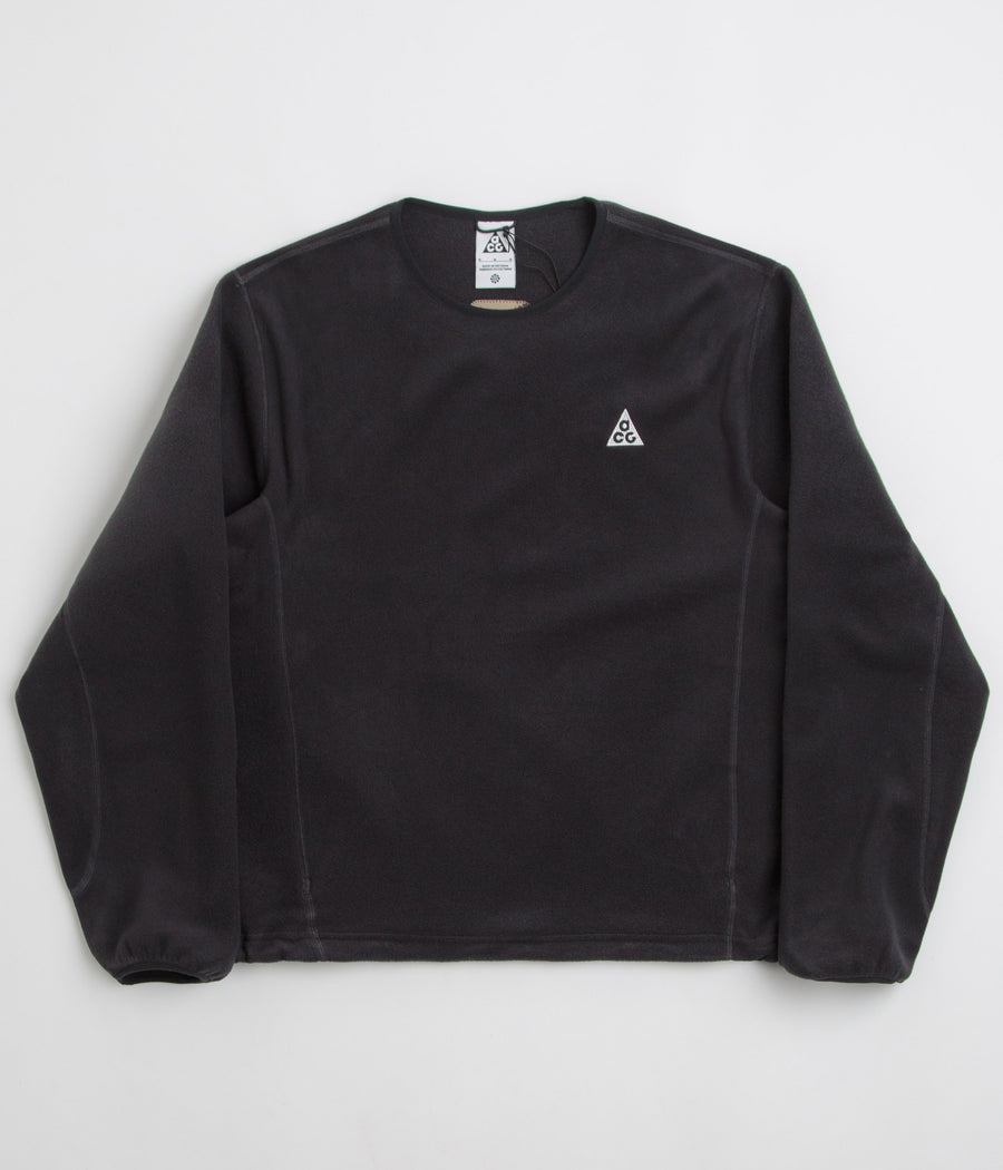 Nike ACG Wolf Tree Crewneck Sweatshirt  in Black and Anthracite / Summit White