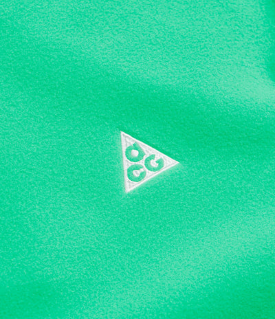 Nike ACG Wolf Tree Crewneck Sweatshirt  in Green Shock and Mosswood Brown / Summit White