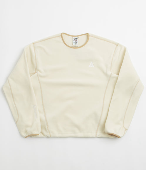 Nike ACG Wolf Tree Crewneck Sweatshirt  - Light Khaki / Parachute Beige / Summit White
