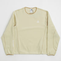 Nike ACG Wolf Tree Crewneck Sweatshirt  in Light Khaki and Parachute Beige / Summit White thumbnail