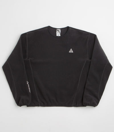Nike ACG Wolf Tree Crewneck Sweatshirt  in Black and Anthracite / Summit White