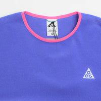 Nike ACG Wolf Tree Crewneck Sweatshirt in Persian Violet and Hyper Pink / Summit White thumbnail