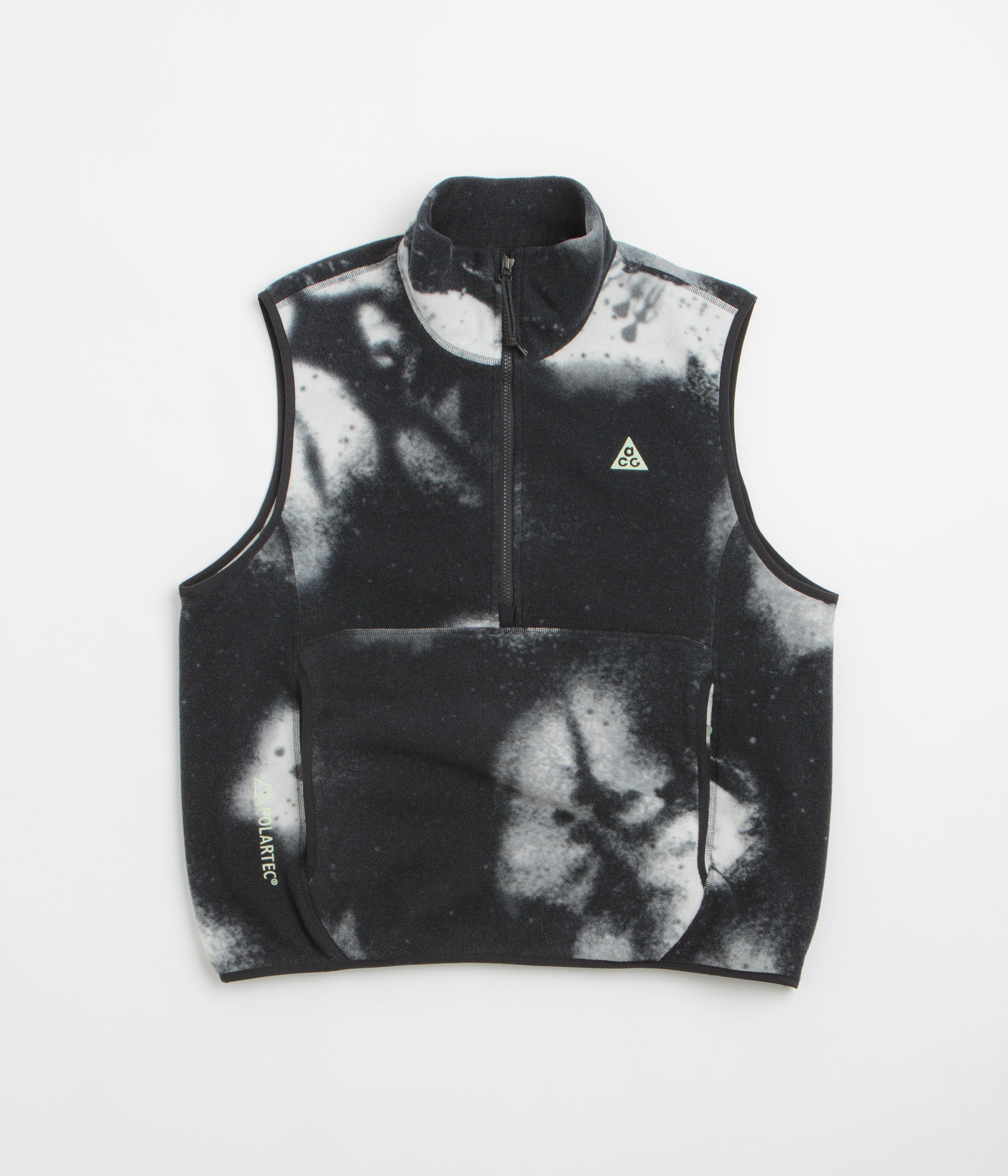 Nike ACG Wolf Tree Fleece Vest in Anthracite and Black / Summit White