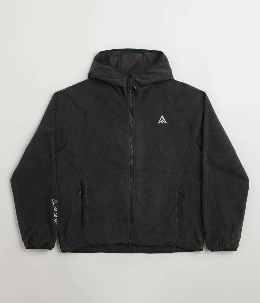 Nike ACG Wolf Tree Full Zip Hoodie in Black and Anthracite / Summit White