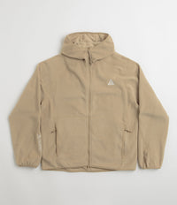 Nike ACG Wolf Tree Full Zip Hoodie in Parachute Beige and Summit White