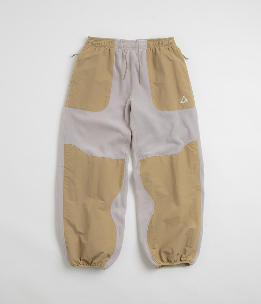 Nike ACG Wolf Tree Plus Pants in College Grey and Parachute Beige / Summit White