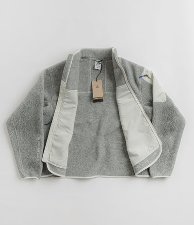 Nike ACG Womens Arctic Wolf Full-Zip Fleece in Sea Glass and Sea Glass / Summit White