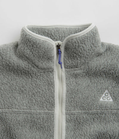 Nike ACG Womens Arctic Wolf Full-Zip Fleece in Sea Glass and Sea Glass / Summit White
