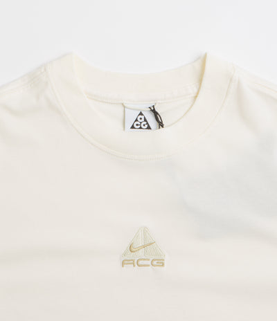 NIke ACG Womens Baby Lungs T-Shirt - Pale Ivory / Light Khaki / Parachute Beige