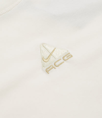 NIke ACG Womens Baby Lungs T-Shirt - Pale Ivory / Light Khaki / Parachute Beige