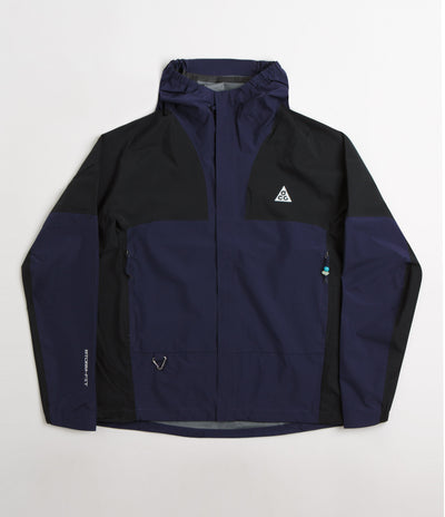 Nike ACG Womens Cascade Rains Jacket - Purple Ink / Black / Summit White