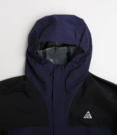 Nike ACG Womens Cascade Rains Jacket - Purple Ink / Black / Summit White