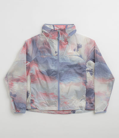 Nike ACG Womens Cinder Cone Full-Zip Jacket in Light Armory Blue and Summit White
