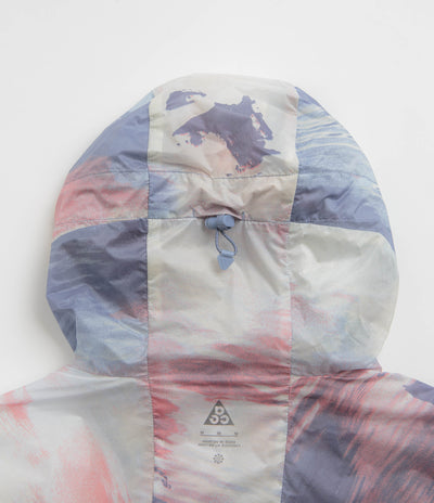 Nike ACG Womens Cinder Cone Full-Zip Jacket in Light Armory Blue and Summit White