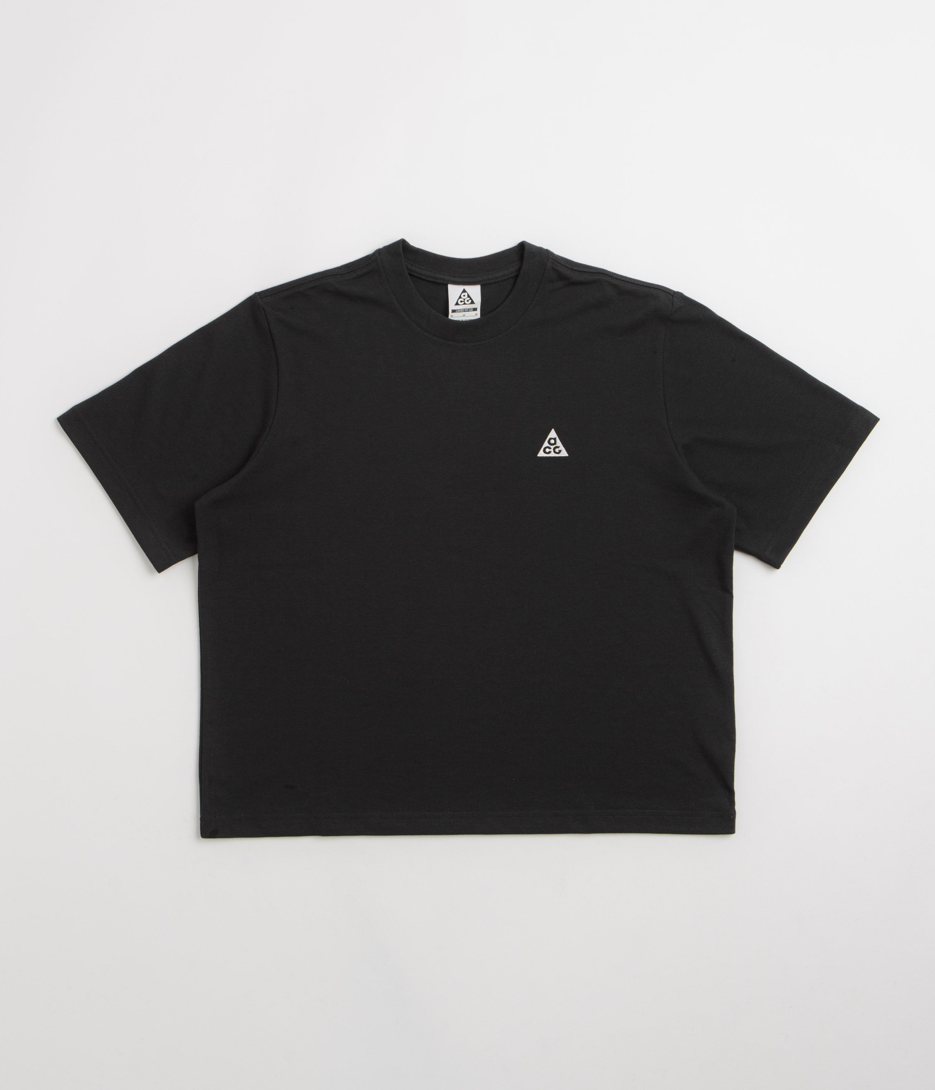 Nike ACG Womens NRG Logo T-Shirt in Black and Summit White