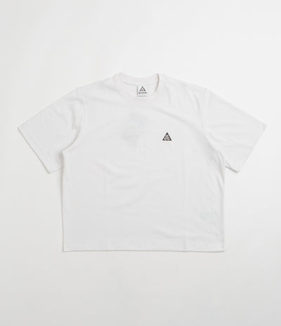 Nike ACG Womens NRG Logo T-Shirt in Summit White and Black