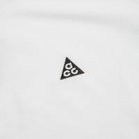 Nike ACG Womens NRG Logo T-Shirt in Summit White and Black thumbnail
