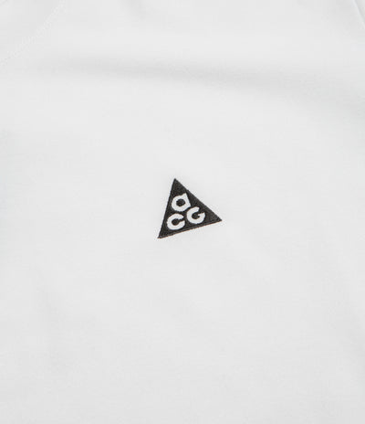 Nike ACG Womens NRG Logo T-Shirt in Summit White and Black