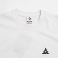 Nike ACG Womens NRG Logo T-Shirt in Summit White and Black thumbnail