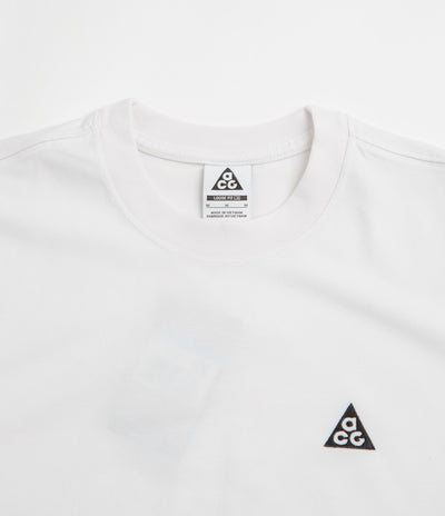 Nike ACG Womens NRG Logo T-Shirt in Summit White and Black