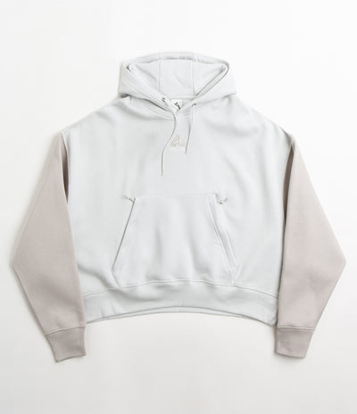 Nike ACG Womens Tuff Knit Hoodie in Photon Dust and Light Iron Ore / Summit White