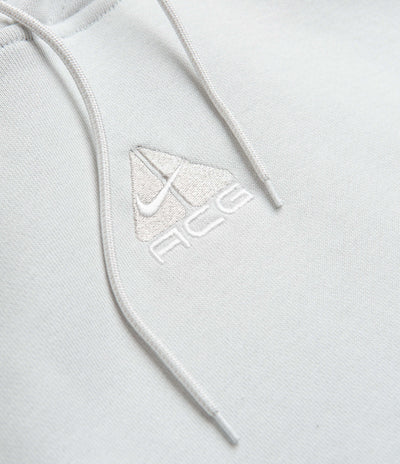 Nike ACG Womens Tuff Knit Hoodie in Photon Dust and Light Iron Ore / Summit White