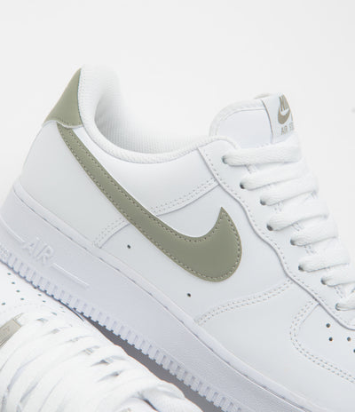 Nike Air Force 1 '07 Shoes - White / Light Army