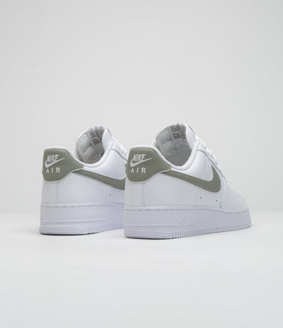 Nike Air Force 1 '07 Shoes - White / Light Army