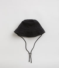 Nike Apex Outdoor Bucket Hat in Black and Iron Grey / Black