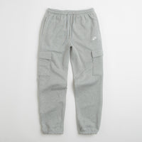 Nike Club Cargo Pants in Dark Grey Heather and Light Smoke Grey / White thumbnail