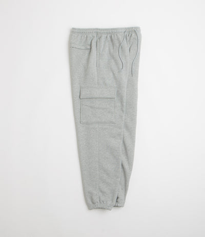 Nike Club Cargo Pants in Dark Grey Heather and Light Smoke Grey / White