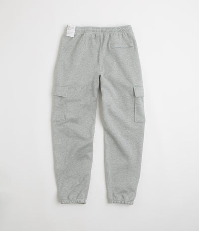 Nike Club Cargo Pants in Dark Grey Heather and Light Smoke Grey / White