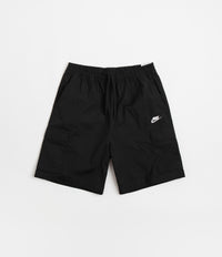 Nike Club Cargo Shorts in Black and White