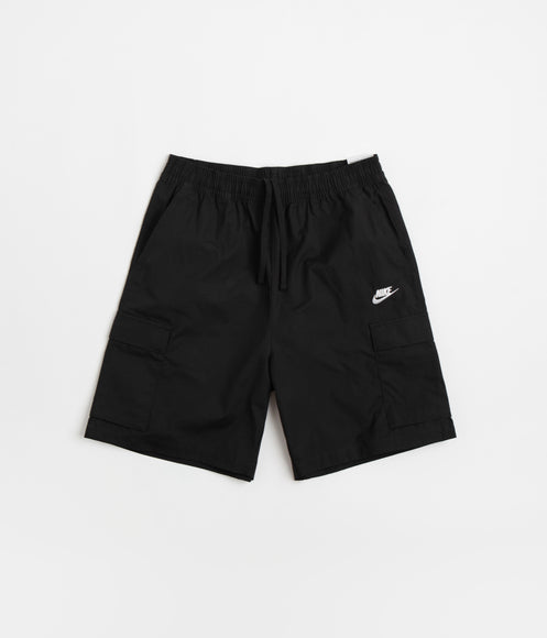 Nike Club Cargo Shorts - Black / White