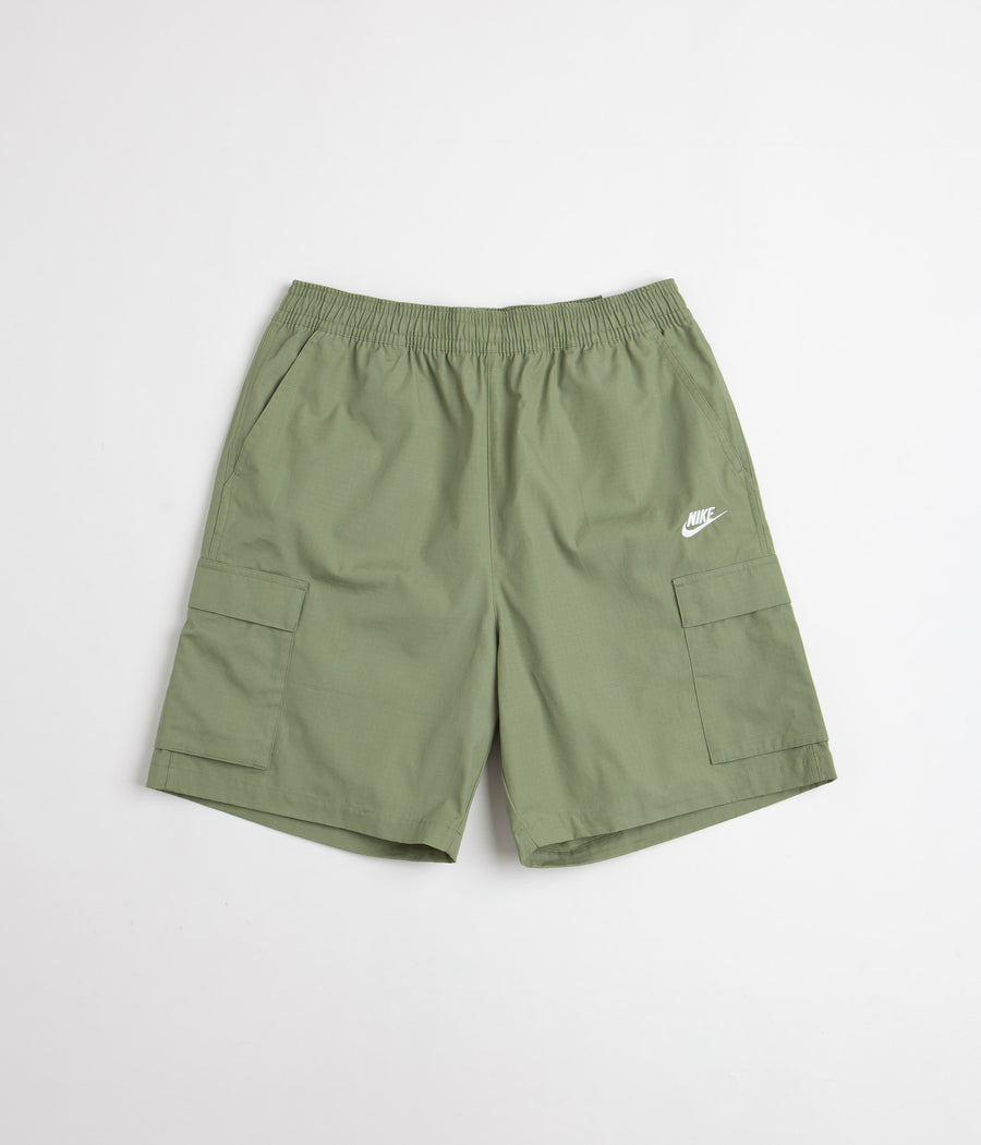 Nike Club Cargo Shorts - Oil Green / White