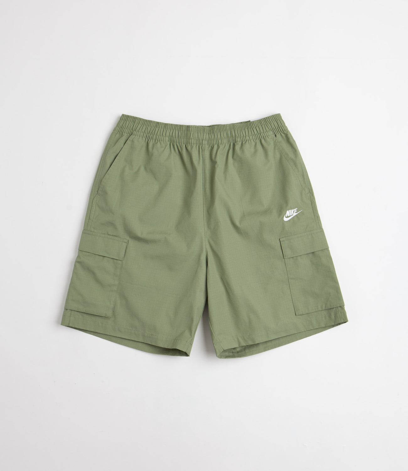Nike Club Cargo Shorts - Oil Green / White | Flatspot