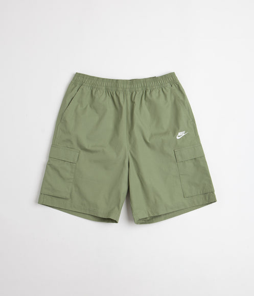 Nike Club Cargo Shorts - Oil Green / White